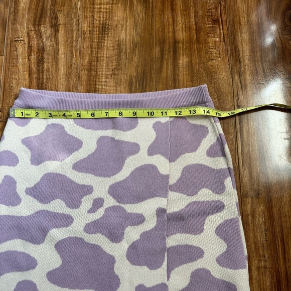 Cow print knit skirt - Picture 6 of 6